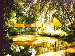 Holzbrcke in Leimbinderbauweise